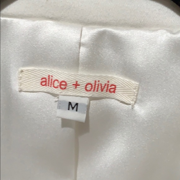 Alice and Olivia black and white crop blazer - Picture 8 of 9